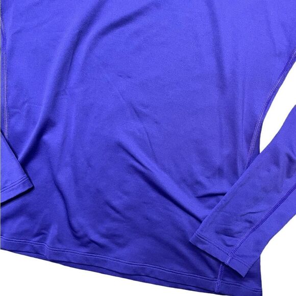 UNDER ARMOUR Coldgear Crewneck Long Sleeve Base Layer Shirt Purple Size Large - Picture 4 of 6